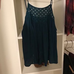 Turquoise Aeropostale shirt