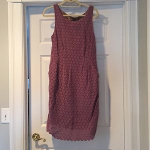 Maeve Mid Length Cotton Lace Dress