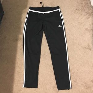 Black adidas joggers