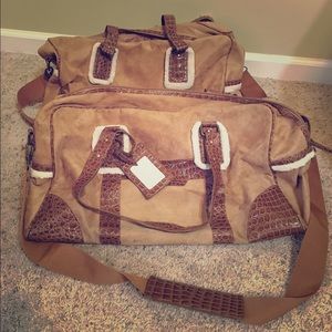 Bath & Body Works matching duffel bags