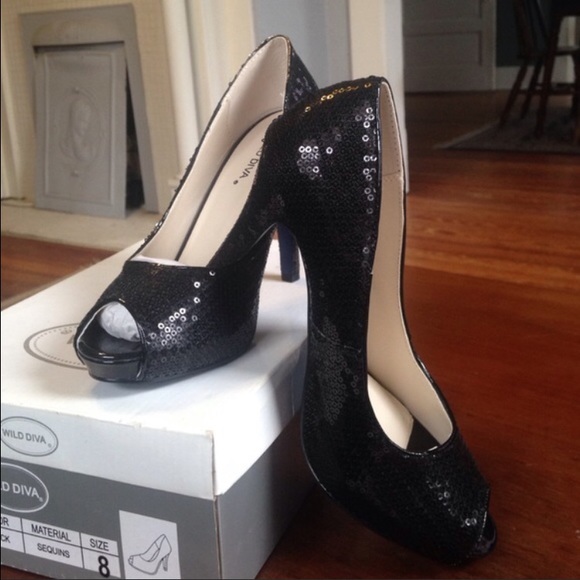 Sequin shoes