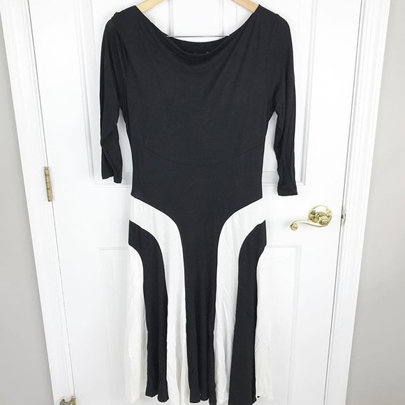 Black and white dress