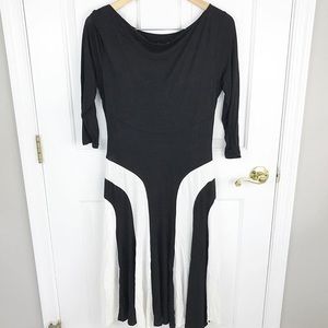 Black and white dress