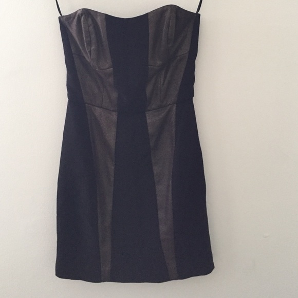 French Connection Structured Strapless Dress - image 1