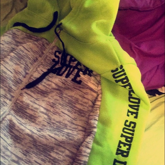 Lime Green Super Love jacket