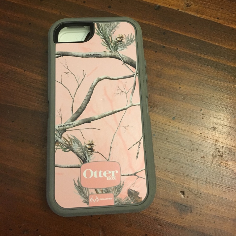 iPhone 5 Pink Camo and neon phone case bundle
