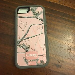 iPhone 5 Pink Camo and neon phone case bundle