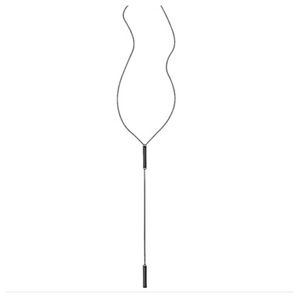 Kendra Scott Shelton lariat Necklace in Gunmetal