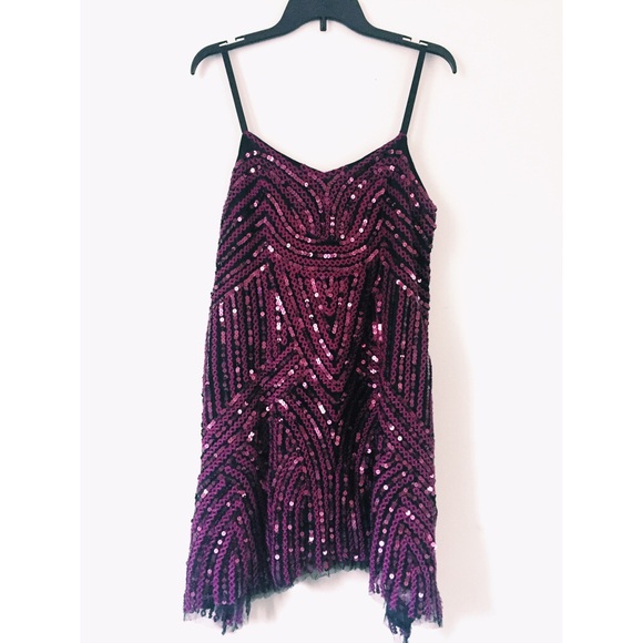 Free People Sequin Shift Dress