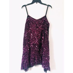 Free People Sequin Shift Dress