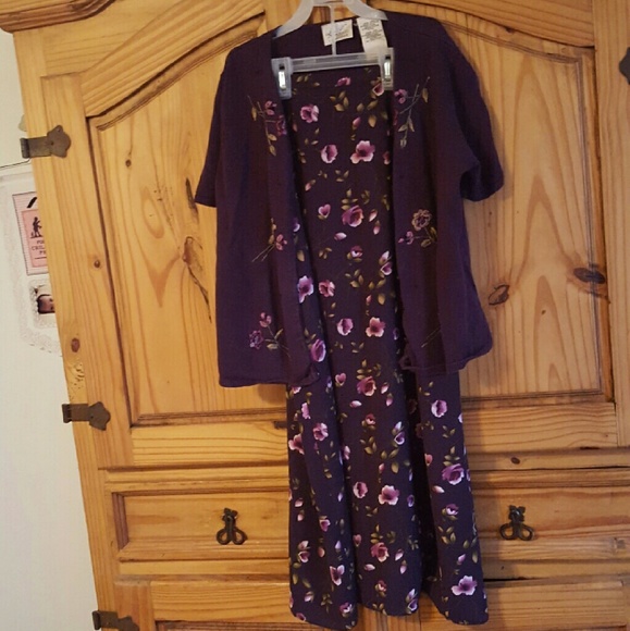 Skirt with matching sweater