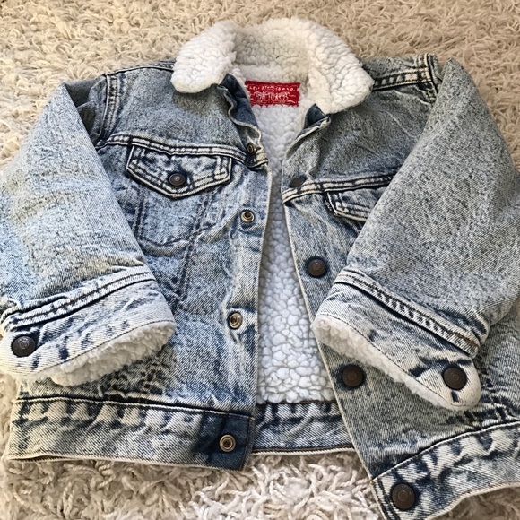 Levi Strauss lined jean jacket for kids
