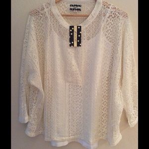 Beautiful Lace Blouse, NWT