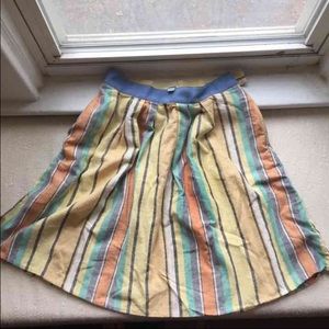 Linen Anthro skirt