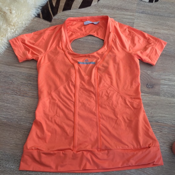 Adidas by Stella McCartney Tops - Stella McCartney Adidas orange workout top