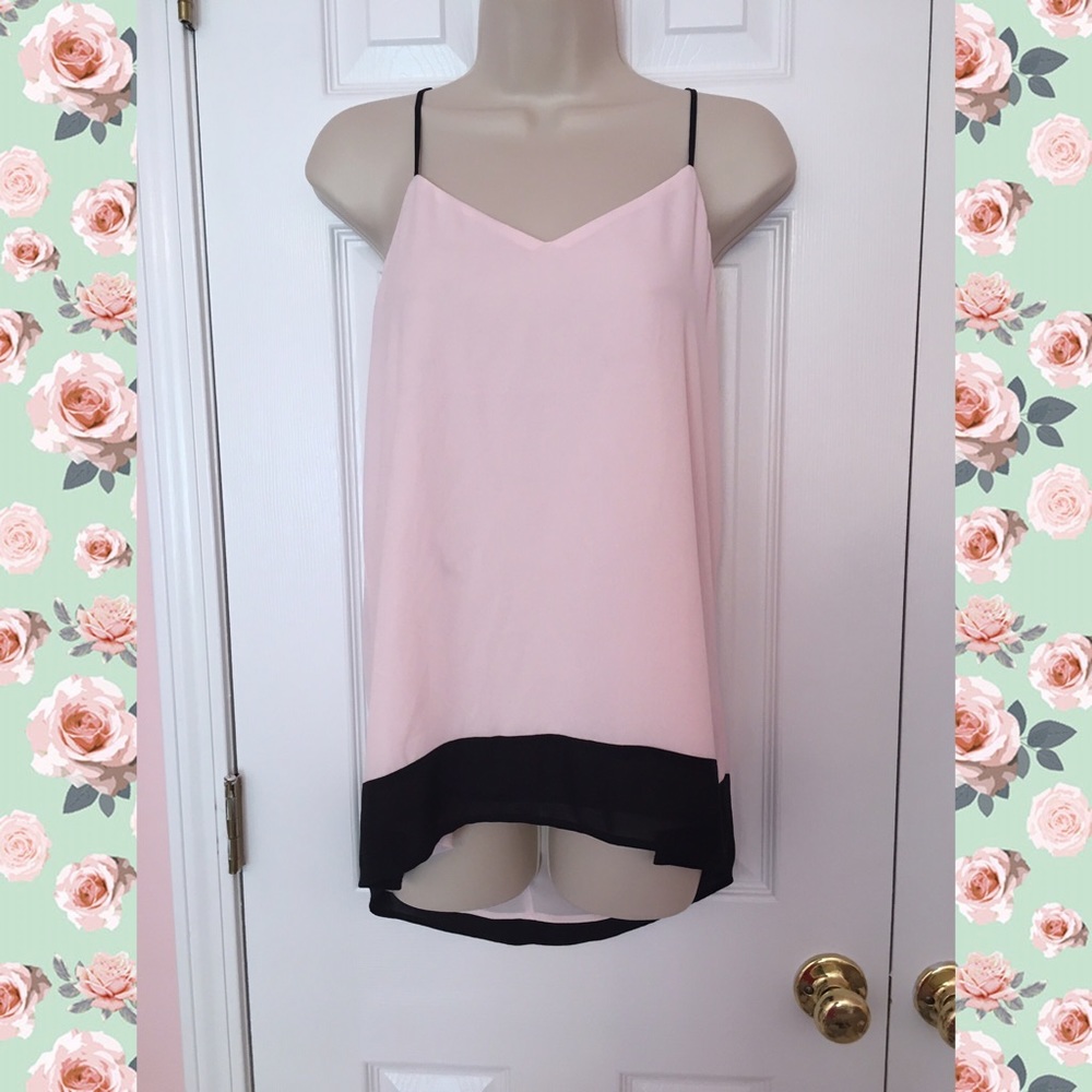 Light Pink Chiffon Express Top