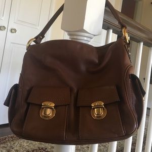 Brown leather Marc Jacobs handbag