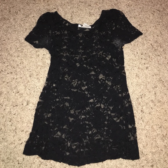 Sheer Black Lace Top