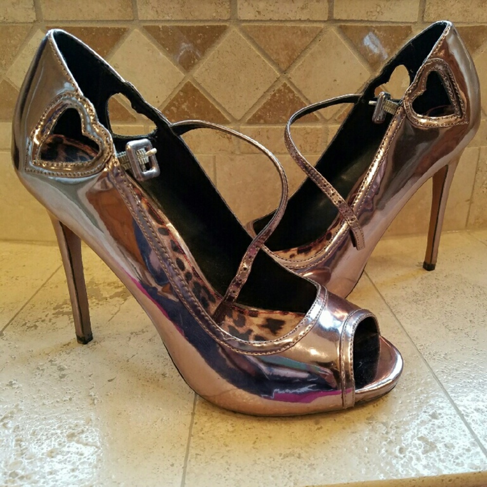 Betsey Johnson Metallic Mimie Heels