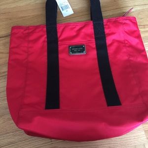 Michael Kors Red back to school tote