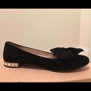 Miu Miu Crystal heeled flats