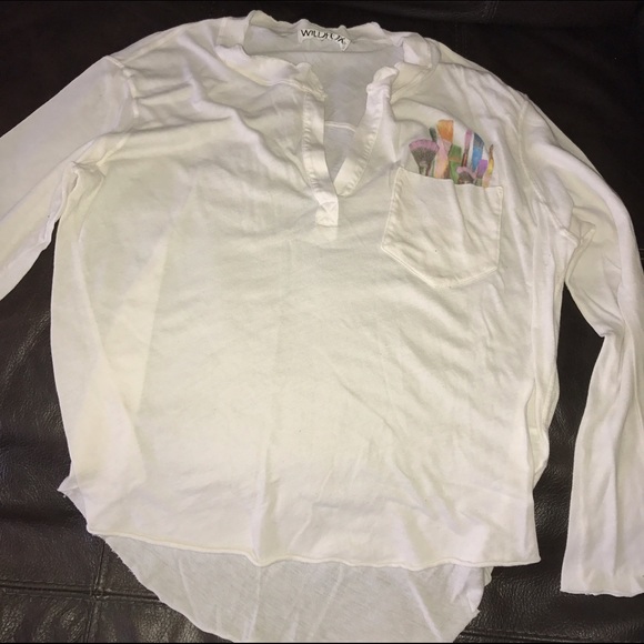 WILDFOX paint shirt