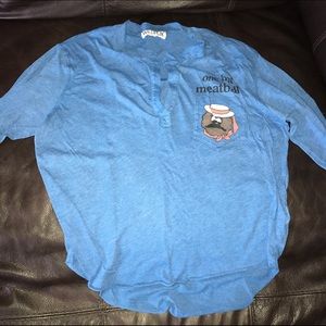 WILDFOX long sleeve tee "One hot Meatball"