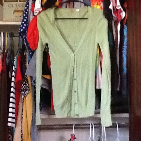 Green Cardigan