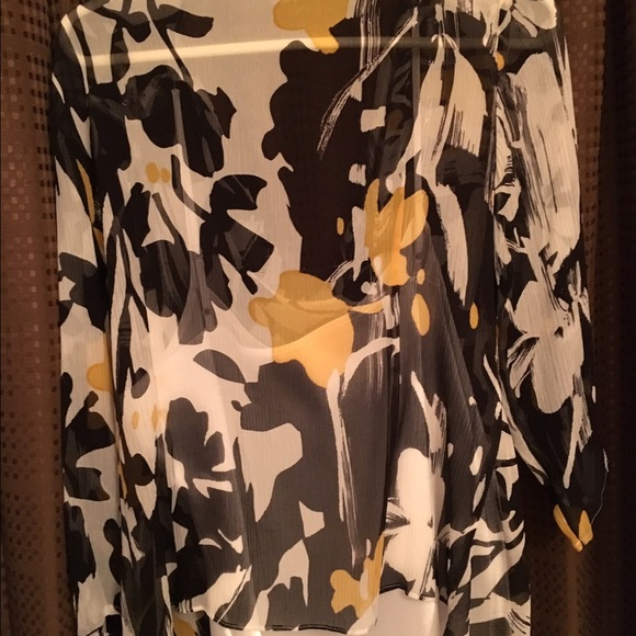 Sheer silk top size 10 - Picture 3 of 3