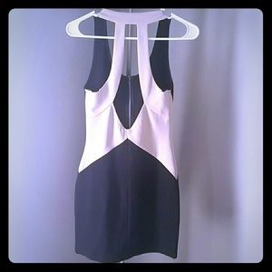 NEW Black and taupe short dress