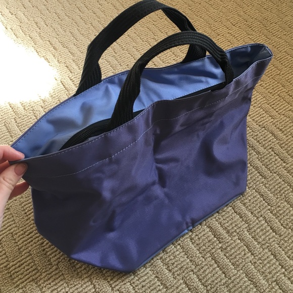 Herve Chapelier two-tone nylon small tote