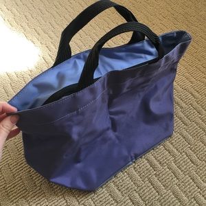 Herve Chapelier two-tone nylon small tote