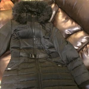 Dkny black winter coat