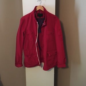 Red Windbreaker by Banana Republic