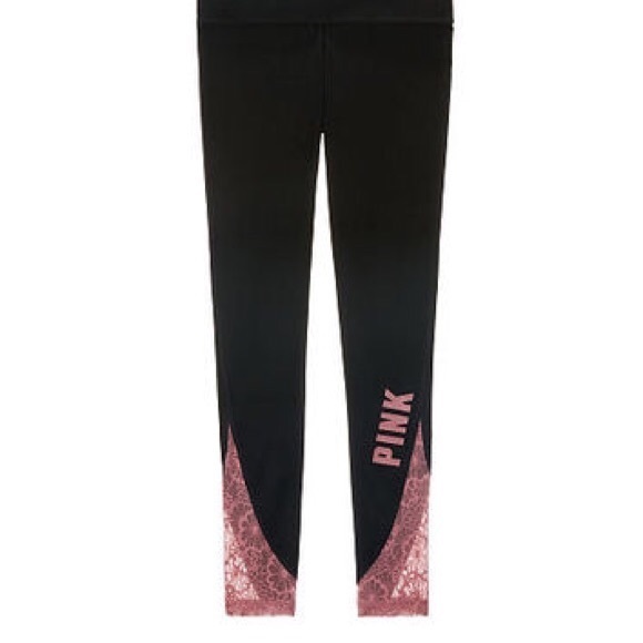 PINK Victoria's Secret Pants - Flat Waist Yoga Leggings