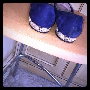 Worn Miu Miu flats