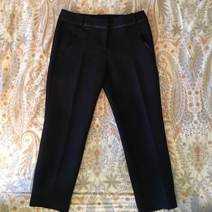 Ann Taylor Loft black quilted pants 6P
