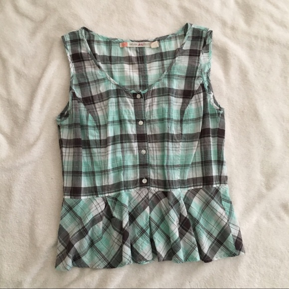 Plaid tank top
