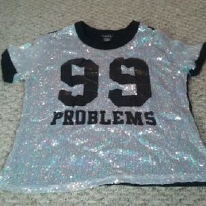 99 Problems Crop Top