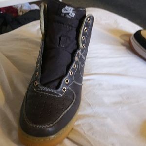 Brown hightop Af1