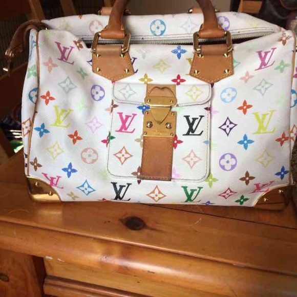 Louis Vuitton multicolor speedy 30