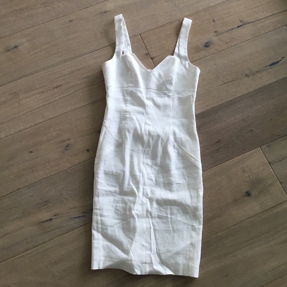 Bebe white dress