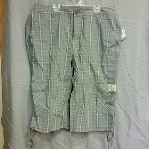 Life is Good Cargo Shorts Plaid