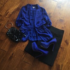 Royal Blue Cardigan/Jacket