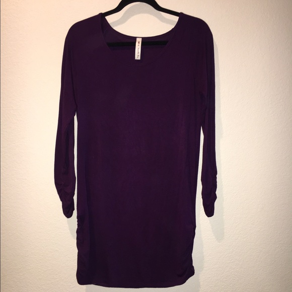 Rouched boutique tunic top