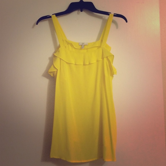 Joie silk top with ruffle detail