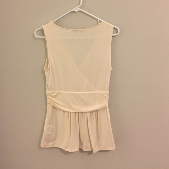 Banana Republic Cream Shirt Worn Once Size Small - Picture 3 of 3
