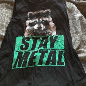 Black and green Miss May I "Stay Metal" tank top