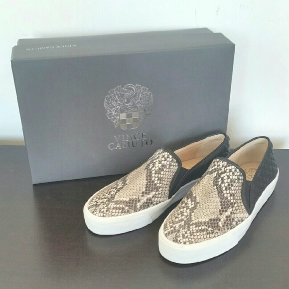 Vince Camuto Snake Skin Flats