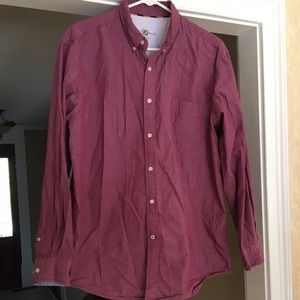 Club Room Wine Button Down